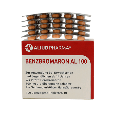 Бензбромарон в таблетках 100мг №100 противоподагрический препарат