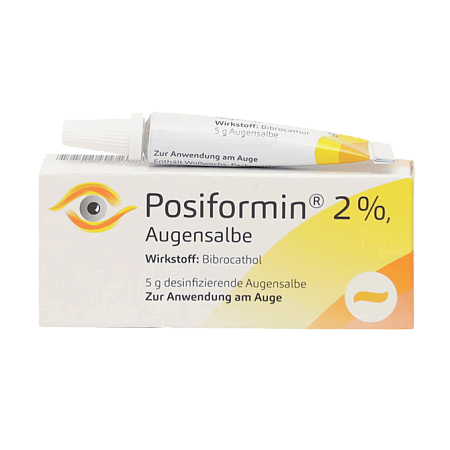 Посиформин (Posiformin, Биброкатол) мазь глазная 2% 5г препарат для лечения глаз