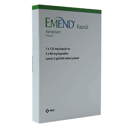 Эменд капс. 125мг/80мг 3шт противорвотный препарат